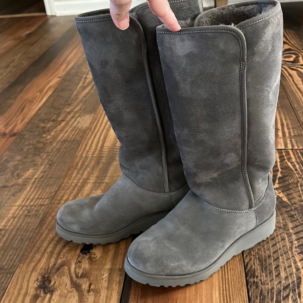UGG Grey Tall Boots 7.5